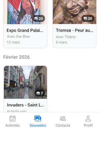 Homepage app screen
